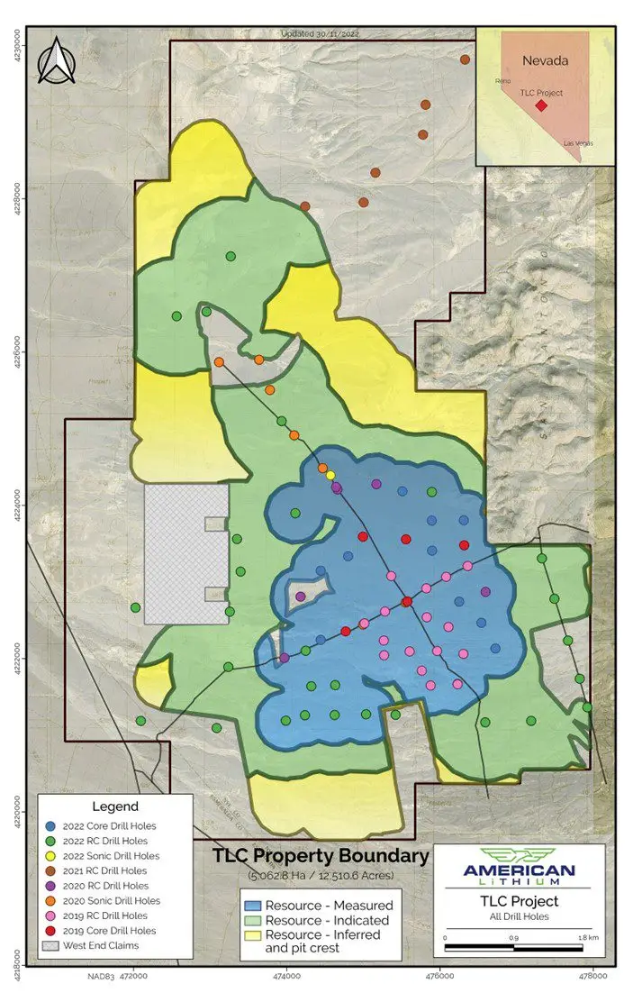 American Lithium Reports Large Increase in Lithium Resources at TLC ...